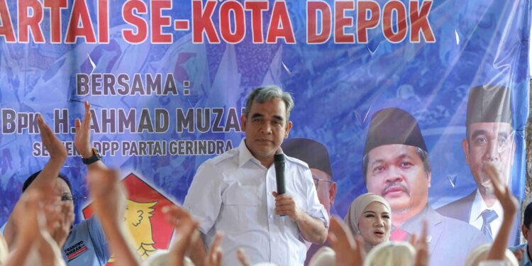 Muzani Targetkan Prabowo dan Gerindra Menang Besar di Depok, Kalahkan PKS