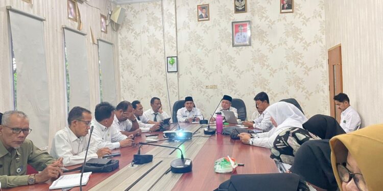 Sosialisasi Pemantapan E-Kinerja Kepala Madrasah Bersama Kakankemenag Kota Pekanbaru