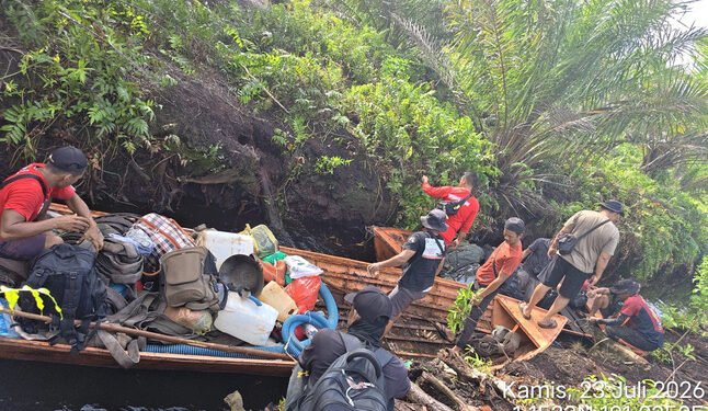Karhutla Pematang Pudu Padam Total, Manggala Agni Kembali ke Markas