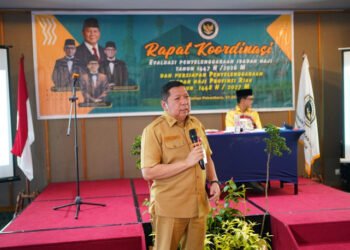 Pemprov Riau Matangkan Persiapan Haji 2027 Lewat Rakor Evaluasi Haji 2026