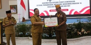 Pemprov Riau Salurkan Rp520,5 Juta untuk Veteran dan Keluarga, Wujud Penghormatan Jasa Pejuang